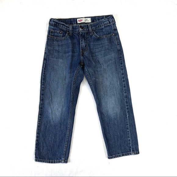 Levi’s 505 Regular Fit Jeans Boys 8 Husky W28 x L23 - Picture 2 of 9